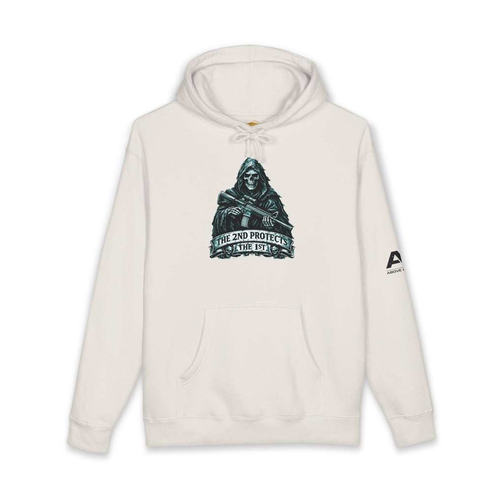 Hoodie - 'The 2nd Protects the 1st' Grim Reaper 2A Graphic Hoodie